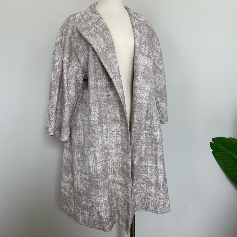 Eileen Fisher Textured Cream Jacket